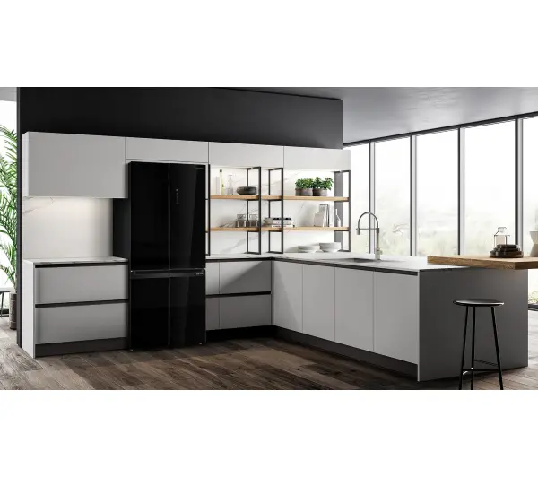 Toshiba GR-RF677WI-PGJ(22) Funkcje AI Pełny No Frost 189,8cm Komora świeżości Zdalne sterowanie Czarne szkło - Kup na Raty - RRSO 0%