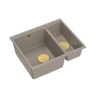 Quadron LOGAN 150 HCQL5646U4-G1_U Granitowy Soft taupe/Złoty - TRZECI -55%, ALBO 5-TY ZA 1ZŁ - Kup na Raty - RRSO 0%