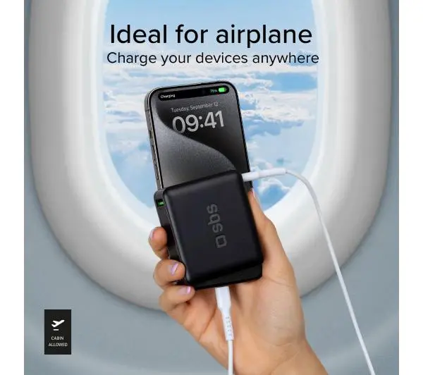 SBS TEBB10000HDPD20K 10000mAh PD 20W Czarny