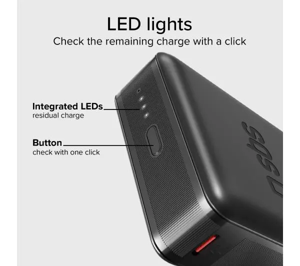SBS TEBB10000HDPD20K 10000mAh PD 20W Czarny
