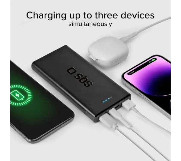 SBS TTBB10000FASTPD20K 10000mAh PD 20W Czarny