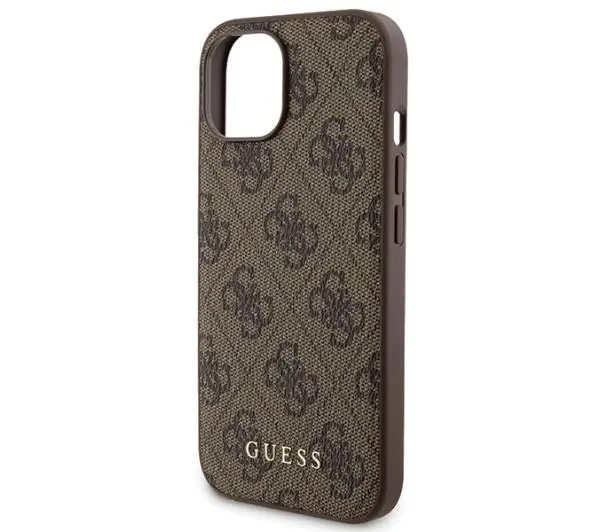 Guess Zestaw do iPhone 15 + Powerbank 5000mAh MagSafe 4G Metal Logo Brązowy - TRZECI -55%, ALBO 5-TY ZA 1ZŁ