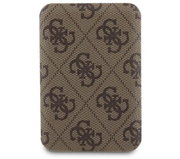 Guess Zestaw do iPhone 15 + Powerbank 5000mAh MagSafe 4G Metal Logo Brązowy - TRZECI -55%, ALBO 5-TY ZA 1ZŁ