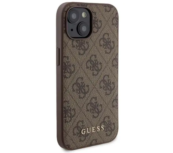 Guess Zestaw do iPhone 15 + Powerbank 5000mAh MagSafe 4G Metal Logo Brązowy - TRZECI -55%, ALBO 5-TY ZA 1ZŁ
