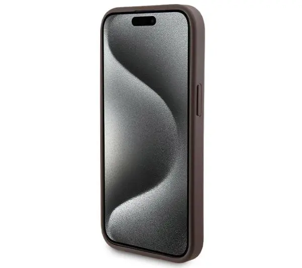 Guess Zestaw do iPhone 15 + Powerbank 5000mAh MagSafe 4G Metal Logo Brązowy - TRZECI -55%, ALBO 5-TY ZA 1ZŁ