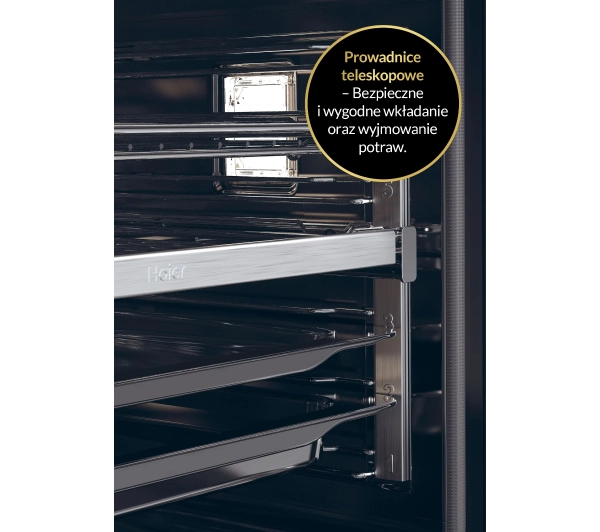 Haier ID Seria 6 H6 ID68C5YTB Funkcje AI Termoobieg AirFry Termosonda Zdalne sterowanie Czarny - TRZECI -55%, ALBO 5-TY ZA 1ZŁ - Kup na Raty - RRSO 0%