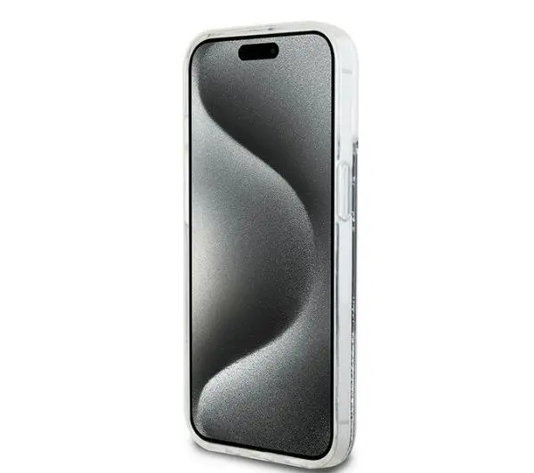 DKNY Hardcase Liquid Glitter Big Logo do iPhone 15 Czarny