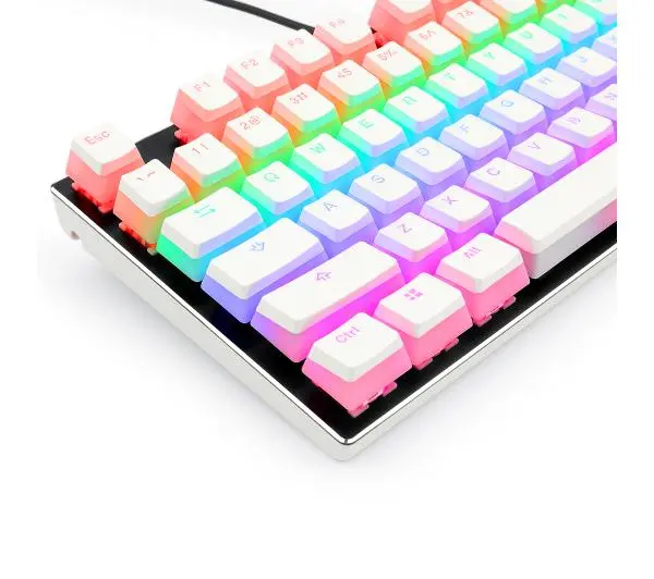 Redragon A130 PBT Doubleshot Biały