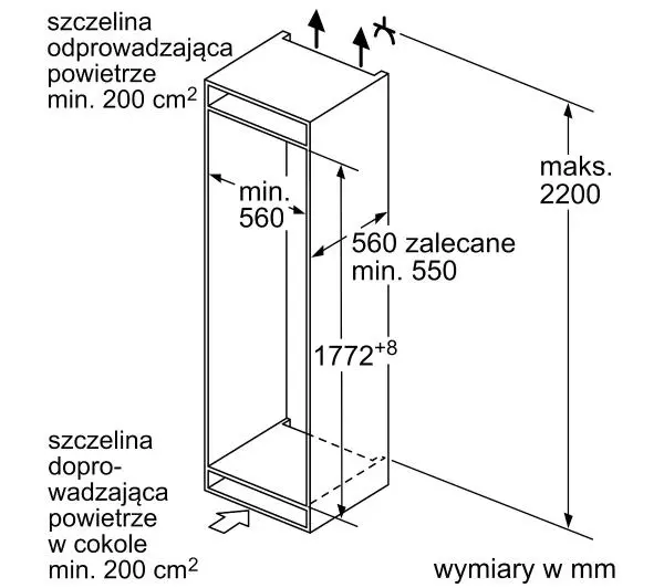 Bosch Serie 2 KIV87NSE0 177,2cm - TRZECI -55%, ALBO 5-TY ZA 1ZŁ - Kup na Raty - RRSO 0%