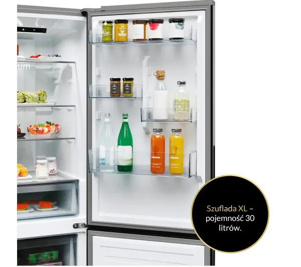 Candy Fresco 300 CNCQ2T618EX Pełny No Frost 185cm Komora świeżości Inox - Kup na Raty - RRSO 0%