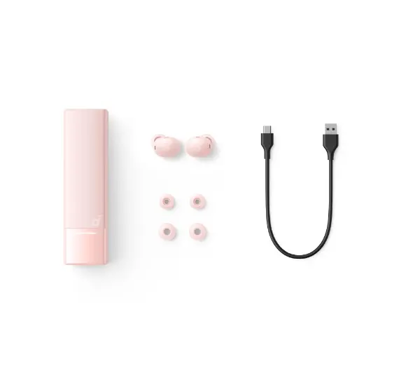 Soundcore A30i ANC Dokanałowe Bluetooth 5.4 Różowy
