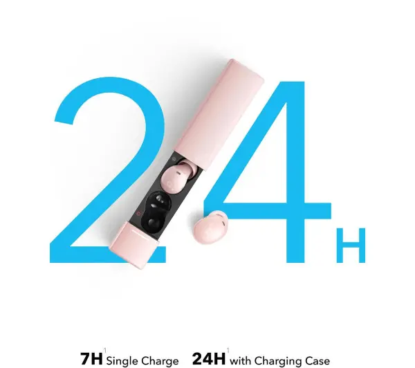 Soundcore A30i ANC Dokanałowe Bluetooth 5.4 Różowy