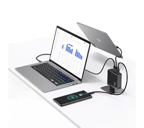 USAMS 2xUSB-C USB PD 140W Czarny