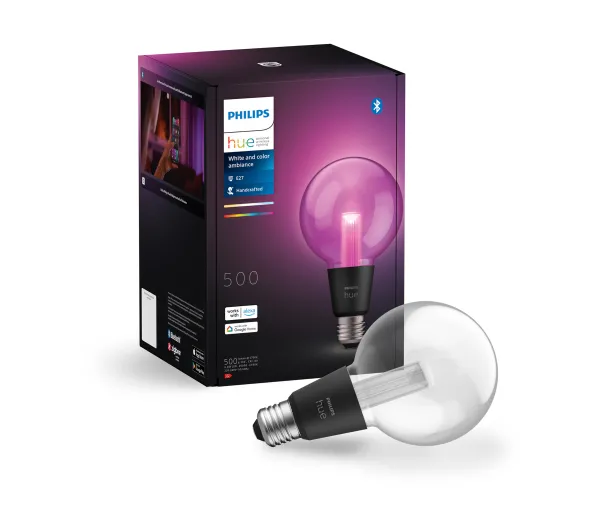 Inteligentne oświetlenie - Philips Hue White and Colour Ambiance G95 E27