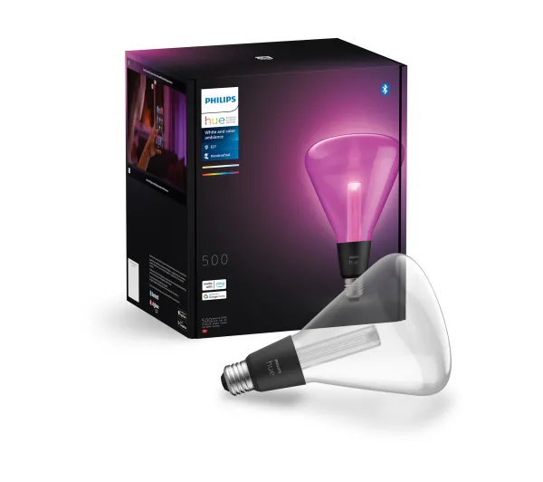Inteligentne oświetlenie - Philips Hue White and Colour Ambiance E27 Triangle