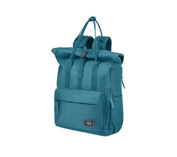 Plecak na laptopa AMERICAN TOURISTER Urban Groove UG25 Roll-Top 15.6 cali Breeze Blue Niebieski