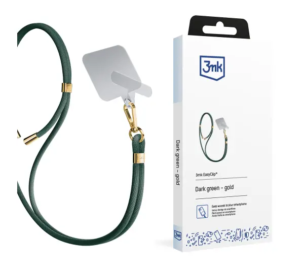 3mk EasyClip Ciemny zielony