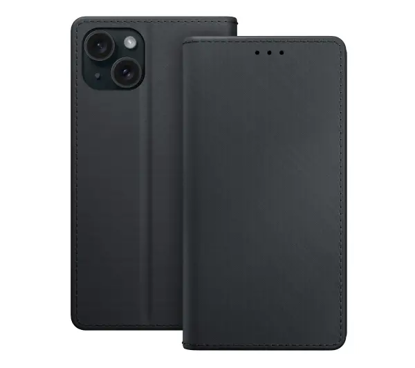 3mk Wallet Case do iPhone 15 Czarny