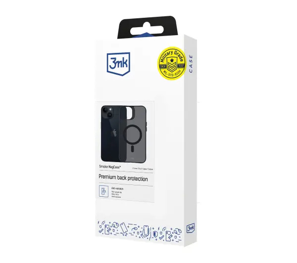 3mk Smoke MagCase do iPhone 13/14 Czarny