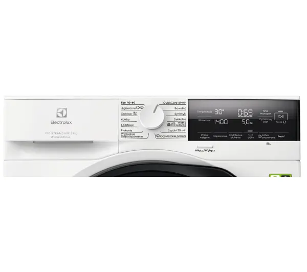 Electrolux 700 SteamCare EW7F3487UP 8kg 1400obr/min UniversalDose - TRZECI -55%, ALBO 5-TY ZA 1ZŁ - Kup na Raty - RRSO 0%