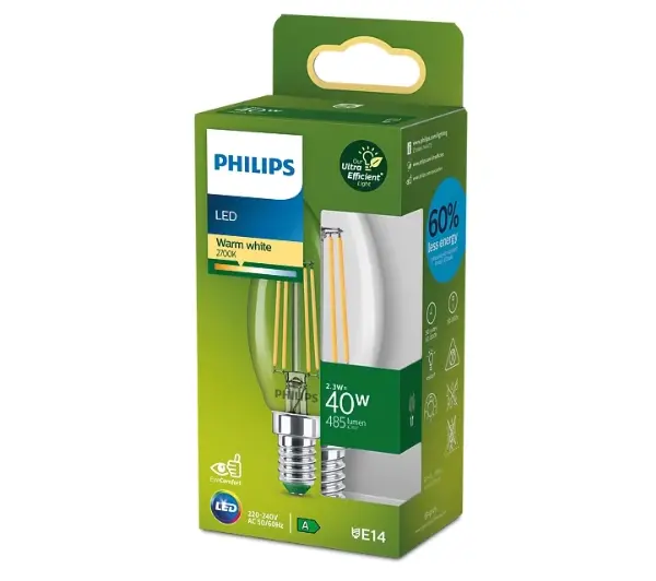 Philips 2,3W (40W) E14