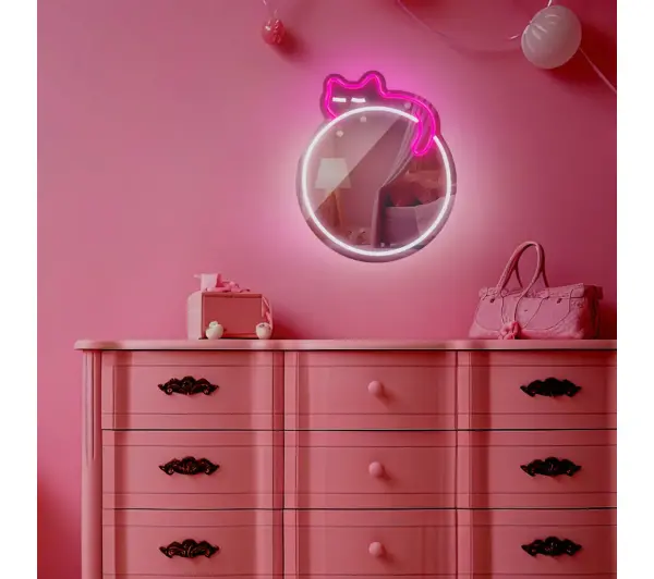 Forever Mirror LED Śpiący kot FMNE03 33lm