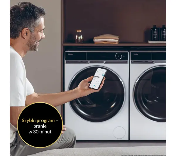 Haier X Series 11 HW110-BD14397U1 Funkcje AI 11kg 1400obr/min Zdalne sterowanie - Kup na Raty - RRSO 0%