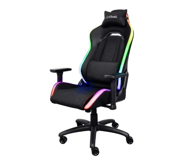 Trust GXT 719 Ruya RGB Gamingowy do 150kg Skóra ECO Czarny - Kup na Raty - RRSO 0%