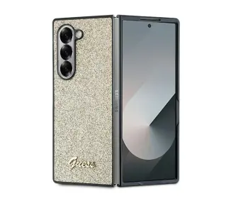 Guess 4G Glitter Script do Galaxy Z Fold 6 Złoty