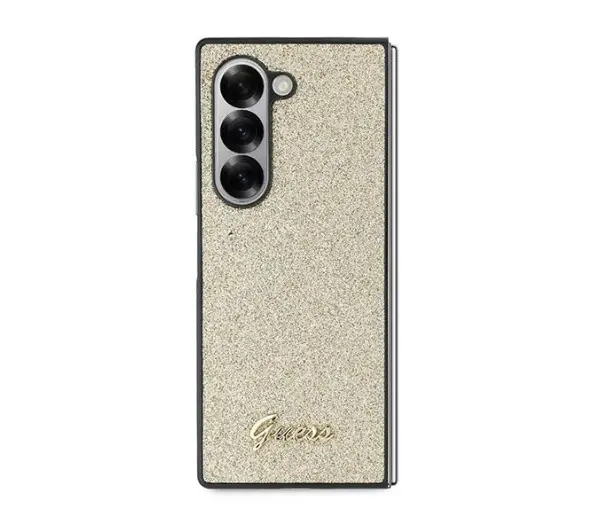 Guess 4G Glitter Script do Galaxy Z Fold 6 Złoty
