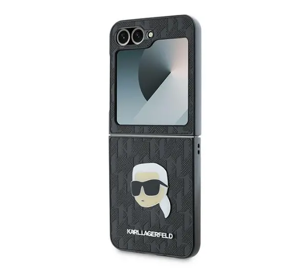Karl Lagerfeld Saff Monogram do Z Flip 6 Czarny