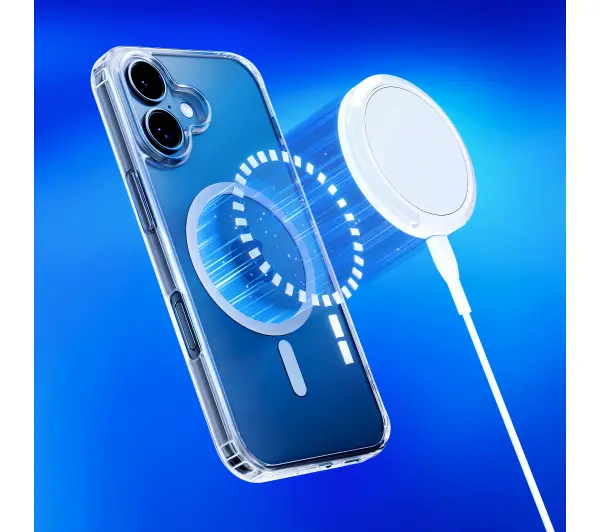 3mk Silicone MagCase do iPhone 16 Przezroczysty