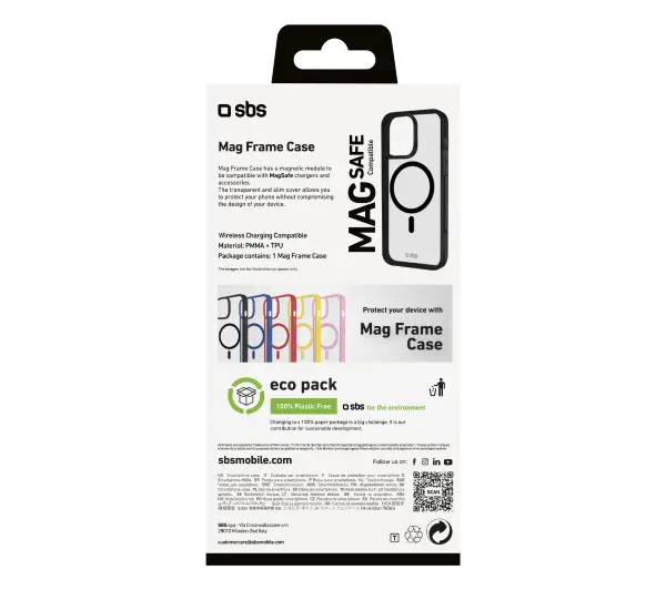 SBS Mag Frame TEMAGCOLIP1661PK do iPhone 16 Pro Czarny