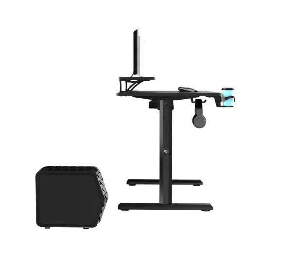 Ultradesk HIGHLANDER 120cm Regulacja wysokości Czarny - Kup na Raty - RRSO 0%