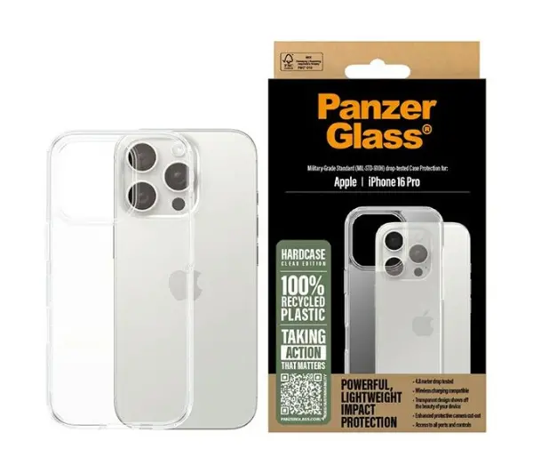 PanzerGlass HardCase do iPhone 16 Pro Przezroczysty