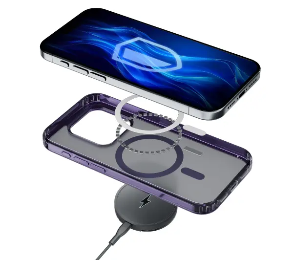 3mk Frosty Magcase do iPhone 13 Purpurowy