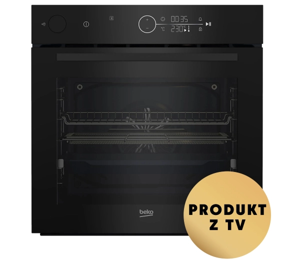 Beko bPro500 BCBISA17400KSBMPS SteamAid Termoobieg AirFry Czarne szkło - Odbierz e-voucher na mikrofalówkę za 1 zł - Kup na Raty - RRSO 0%