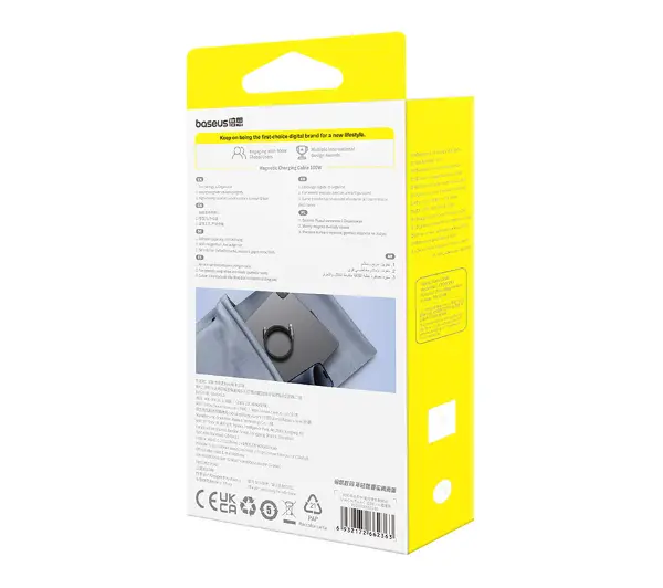 Baseus Tungsten Gold USB-C do USB-C 100W 1m Czarny