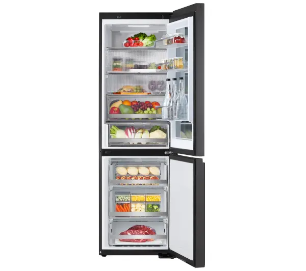 LG InstaView GBG5160CEV Funkcje AI 186cm Komora świeżości Zdalne sterowanie Ciemny grafit stal - Kup na Raty - RRSO 0%