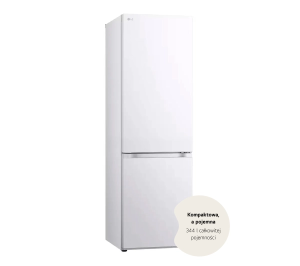 LG GBV21L0ESW Pełny No Frost 186cm Komora świeżości Biały - TRZECI -55%, ALBO 5-TY ZA 1ZŁ - Kup na Raty - RRSO 0%