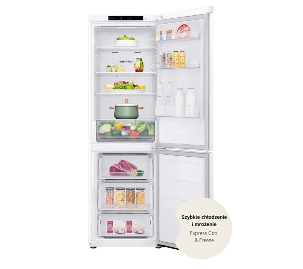 LG GBV21L0ESW Pełny No Frost 186cm Komora świeżości Biały - TRZECI -55%, ALBO 5-TY ZA 1ZŁ - Kup na Raty - RRSO 0%