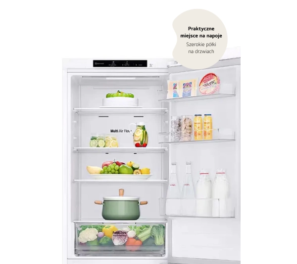 LG GBV21L0ESW Pełny No Frost 186cm Komora świeżości Biały - TRZECI -55%, ALBO 5-TY ZA 1ZŁ - Kup na Raty - RRSO 0%