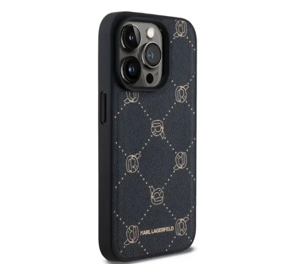 Karl Lagerfeld Magsafe Karl Head do iPhone 15 Pro Max Czarny