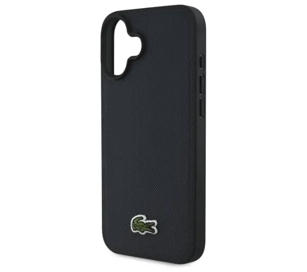 Lacoste Iconic Petit Pique MagSafe do iPhone 16 Granatowy