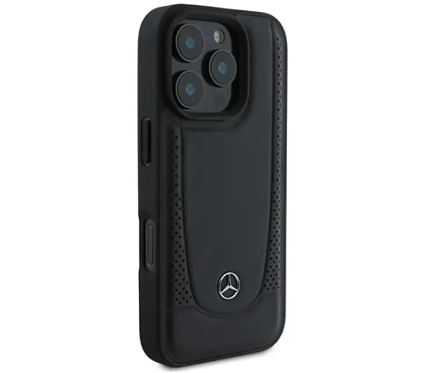 Mercedes-Benz Leather Urban do iPhone 16 Pro Max Czarny