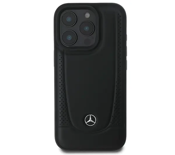 Mercedes-Benz Leather Urban do iPhone 16 Pro Max Czarny