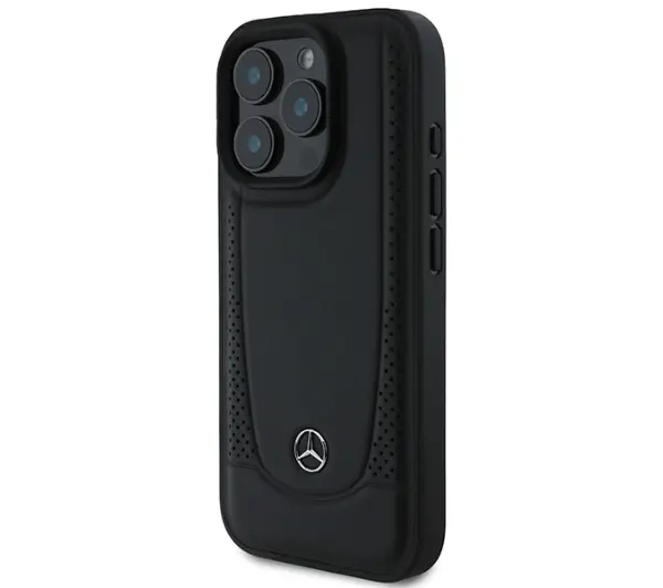 Mercedes-Benz Leather Urban do iPhone 16 Pro Max Czarny