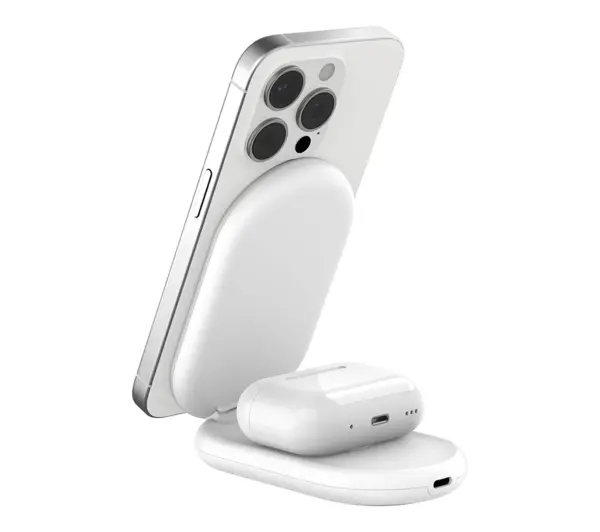 Belkin BoostCharge Pro 2w1 15W QI2 Biały