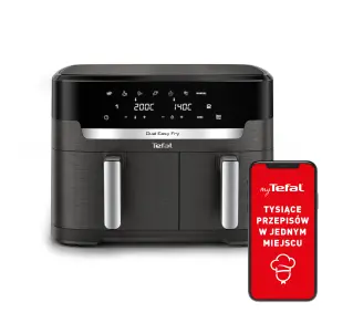 Tefal Dual Easy Fry EY942HE0 2700W 11l Aplikacja mobilna