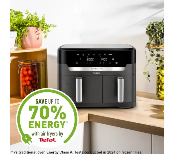 Tefal Dual Easy Fry EY942HE0 2700W 11l Aplikacja mobilna - Kup na Raty - RRSO 0%